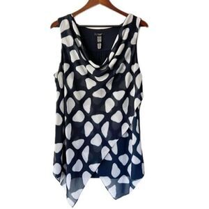 Alfani Women Chiffon Front Sleeveless Top